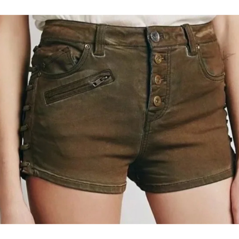NWT Free People Lone Ranger Patina Carson Boho Steampunk Festival Sz 29 MSRP $88